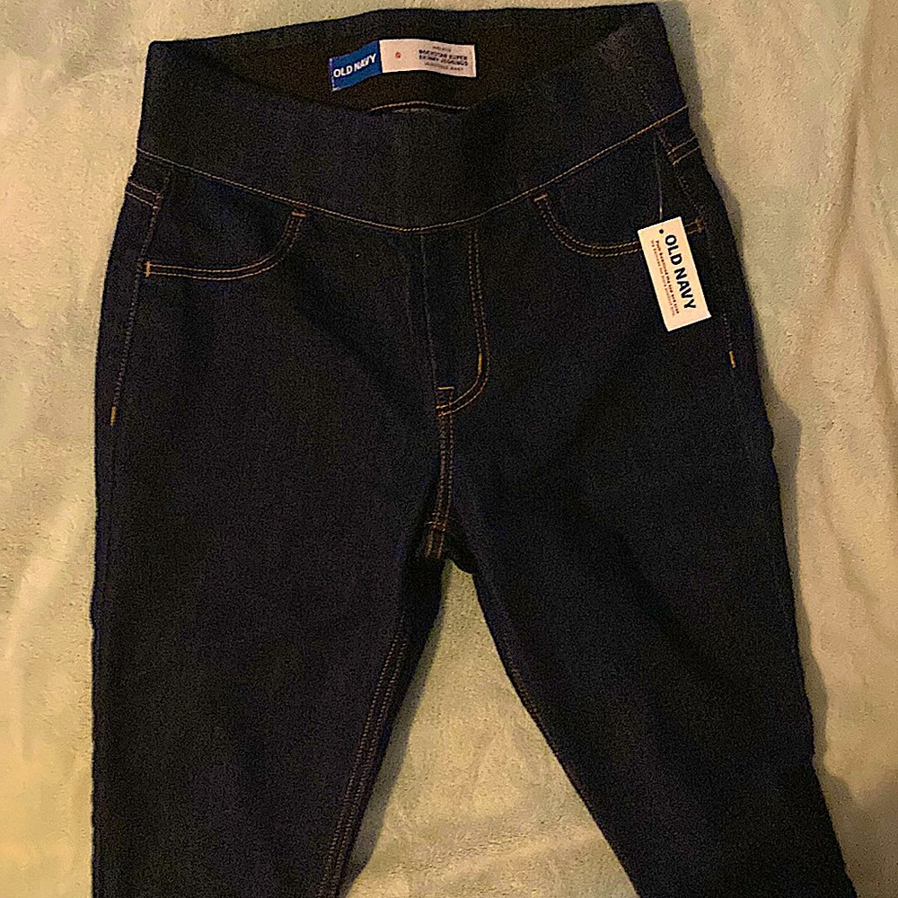 Old Navy Mid-Rise Jeggings, Adjustable Waist, Size 0